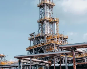 Oil & Gas refinert station supply by EXV